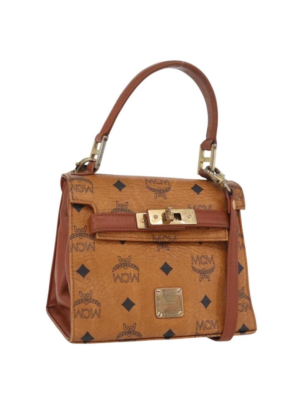 Mcm Vicetos Logogram Hand Bag Pvc #289992M37B